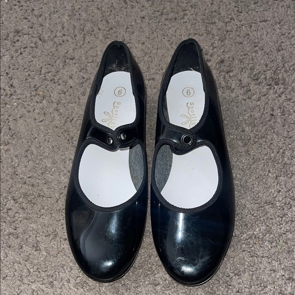 Classic Black Kids Tap Shoes - Picture 1 of 4